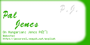 pal jencs business card